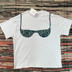 Florida Woman Appliqué T - White/ Meadow